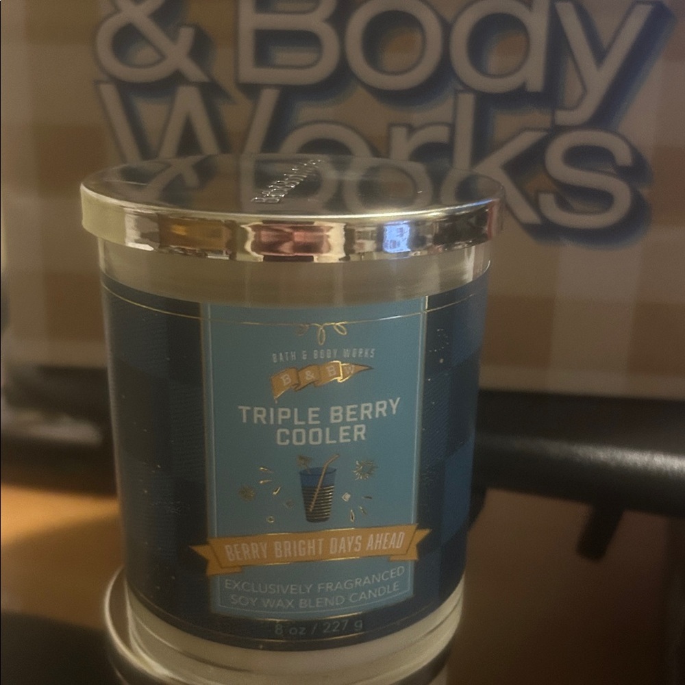 Bath & Body Works Triple Berry Cooler 1 wick candle